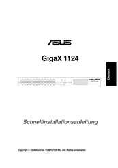 Asus GigaX 1124 Schnellinstallationsanleitung