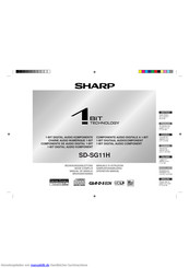 Sharp SD-SG11H Bedienungsanleitung