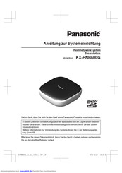 Panasonic KX-HN6011GWA Anleitung Zur Systemeinrichtung