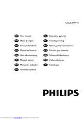 Philips SAC2520W/10 Benutzerhandbuch