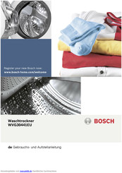 Bosch WVG30441 Gebrauchsanleitung