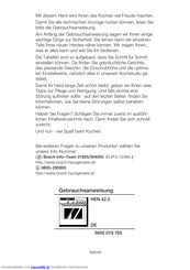 Bosch HEN 42.2 Serie Gebrauchsanweisung