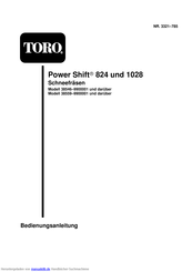 Toro Power Shift 824 Bedienungsanleitung