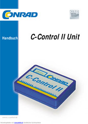 Conrad C-Control II Unit Handbuch