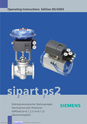 Siemens SIPART PS2 6DR50x0 serie Betriebsanleitung