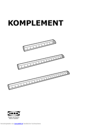 Ikea KOMPLEMENT Anleitung