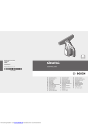 Bosch GlassVAC Solo Plus Originalbetriebsanleitung
