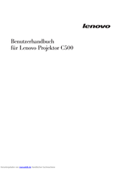 Lenovo C500 Benutzerhandbuch