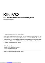 Kinivo BTC450 Bedienungsanleitung