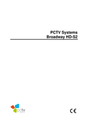 PCTV Systems Broadway HD-S2 Handbuch
