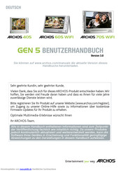 Archos Archos 405 Benutzerhandbuch