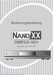 NanoXX Omega HD+ Bedienungsanleitung