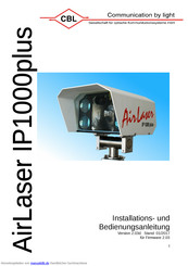 CBL AirLaser IP1000plus Bedienungs Und Installationsanleitung Handbuch