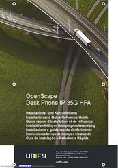 Unify OpenScapeIP 35G HFA Kurzanleitung