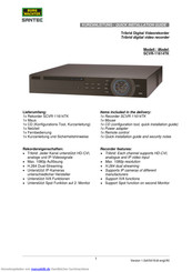 Santec SCVR-11614TK Kurzanleitung