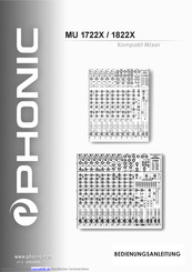 Phonic MU 1822X Bedienungsanleitung
