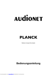Audionet PLANCK Bedienungsanleitung