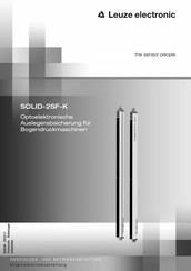 Leuze Solid-2SF-K Betriebsanleitung