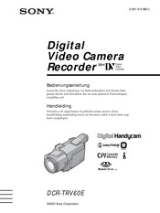 Sony DCR-TRV60E Bedienungsanleitung