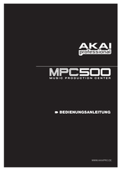 Akai MPC500 Bedienungsanleitung