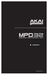 Akai MPD32 Handbuch