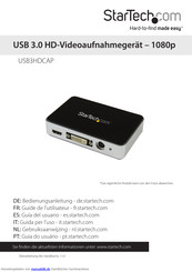 Star Tech Development USB3HDCAP Bedienungsanleitung