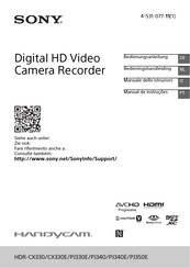 Sony HDR-CX330 Bedienungsanleitung