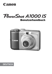 Canon Power Shot A1000 IS Benutzerhandbuch