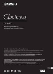 Yamaha Clavinova CVP-701 Bedienungsanleitung
