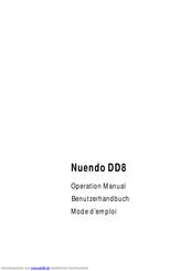 Steinberg Nuendo DD8 Benutzerhandbuch