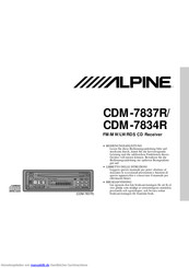 Alpine CDM-7834R Bedienungsanleitung