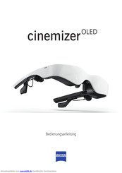 Zeiss cinemizer OLED Bedienungsanleitung