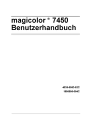 Konica Minolta magicolor 7450 Benutzerhandbuch