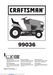 Craftsman 99036 Bedienungsanleitung
