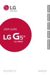 LG LG-H840 G5 SE Benutzerhandbuch
