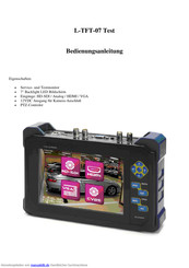 Luna L-TFT-07 Bedienungsanleitung