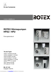 Rotex WärmepumpenHPSU / HPU Planungshandbuch