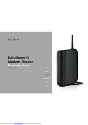 Belkin Router F5D7634-4 Benutzerhandbuch