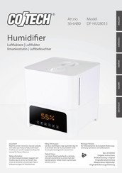Cotech DF-HU28015 Bedienungsanleitung