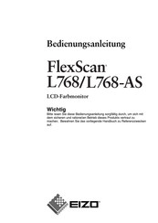 Eizo FlexScan L768 Bedienungsanleitung