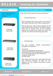 Belkin Mediaplayer F1DA104T Anleitung