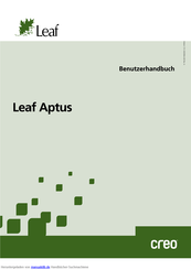 Leaf Aptus Benutzerhandbuch