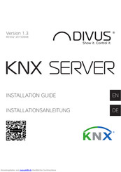 Divus KNX SERVER Installationsanleitung