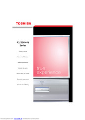 Toshiba Serie 50PH46 Bedienungsanleitung
