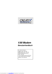 Creatix V.90 Benutzerhandbuch