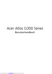 Acer Altos G300 Series Benutzerhandbuch