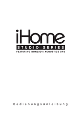 iHome Studio Series Bedienungsanleitung