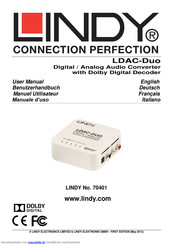Lindy 70401 Benutzerhandbuch