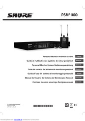 Shure PSM 1000 Bedienungsanleitung