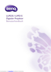 BenQ LX9215 Benutzerhandbuch